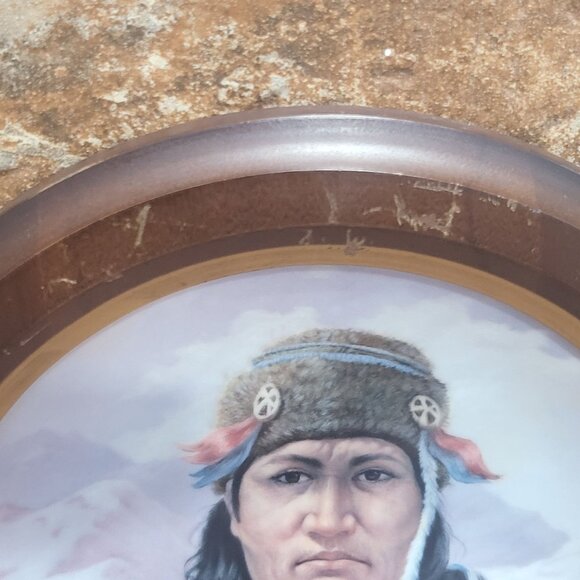 Vague Shadows The Chippewa Nation Decorative Collector Plate by Perillo Fifth Is - Picture 8 of 12
